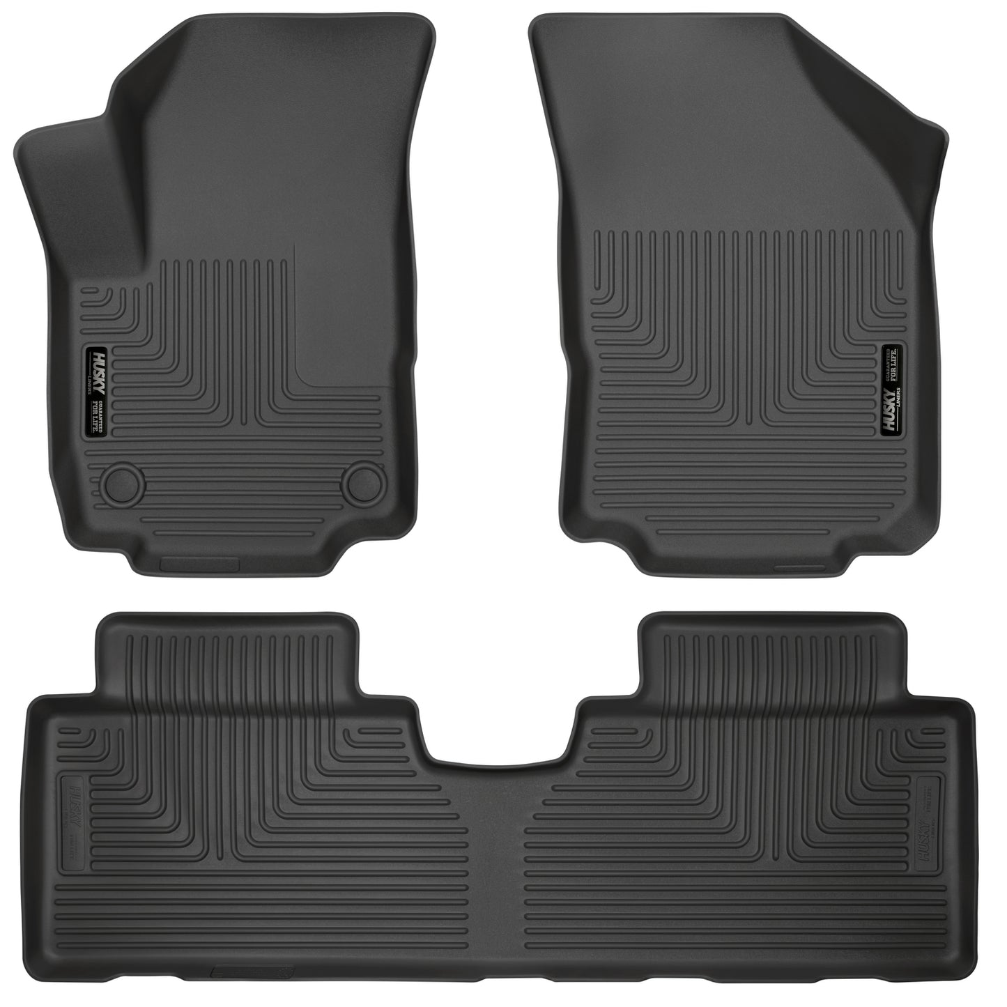 Weatherbeater Front & 2nd Seat Floor Liners For 2018-2024 Terrain Husky Liners