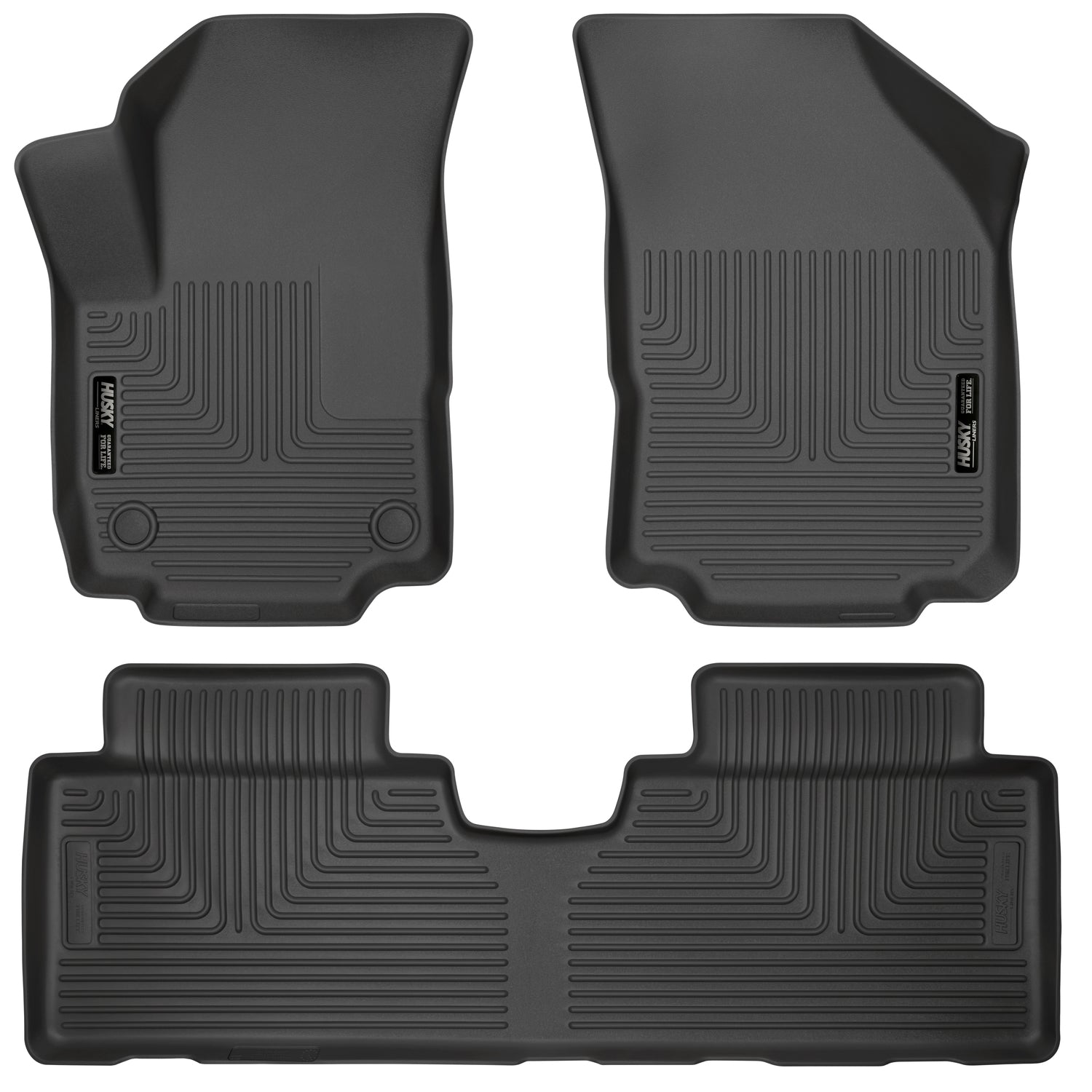 Weatherbeater Front & 2nd Seat Floor Liners For 2018-2024 Terrain Husky Liners