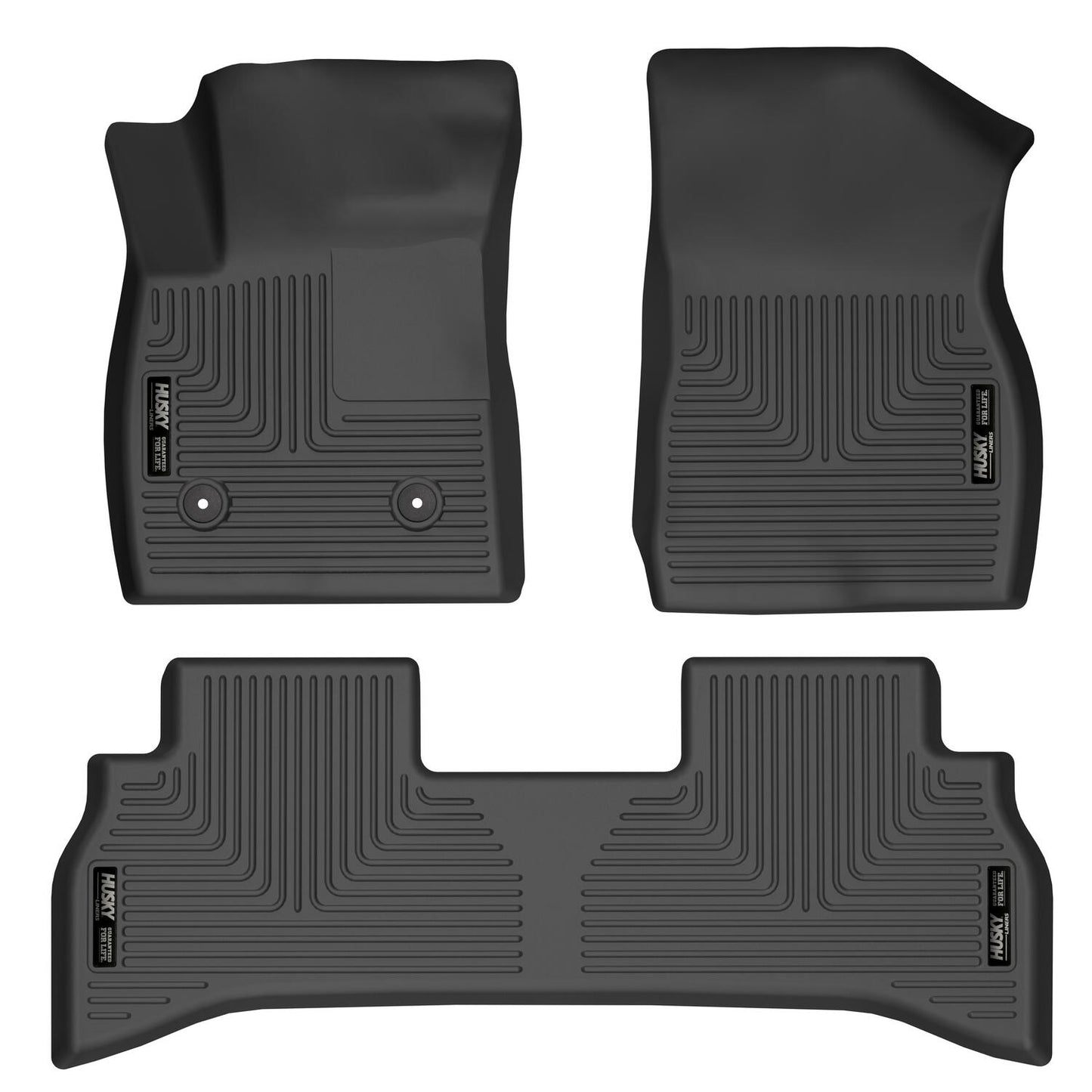 Weatherbeater Front & 2nd Seat Floor Liners For 2021-2025 Trailblazer Husky Liners
