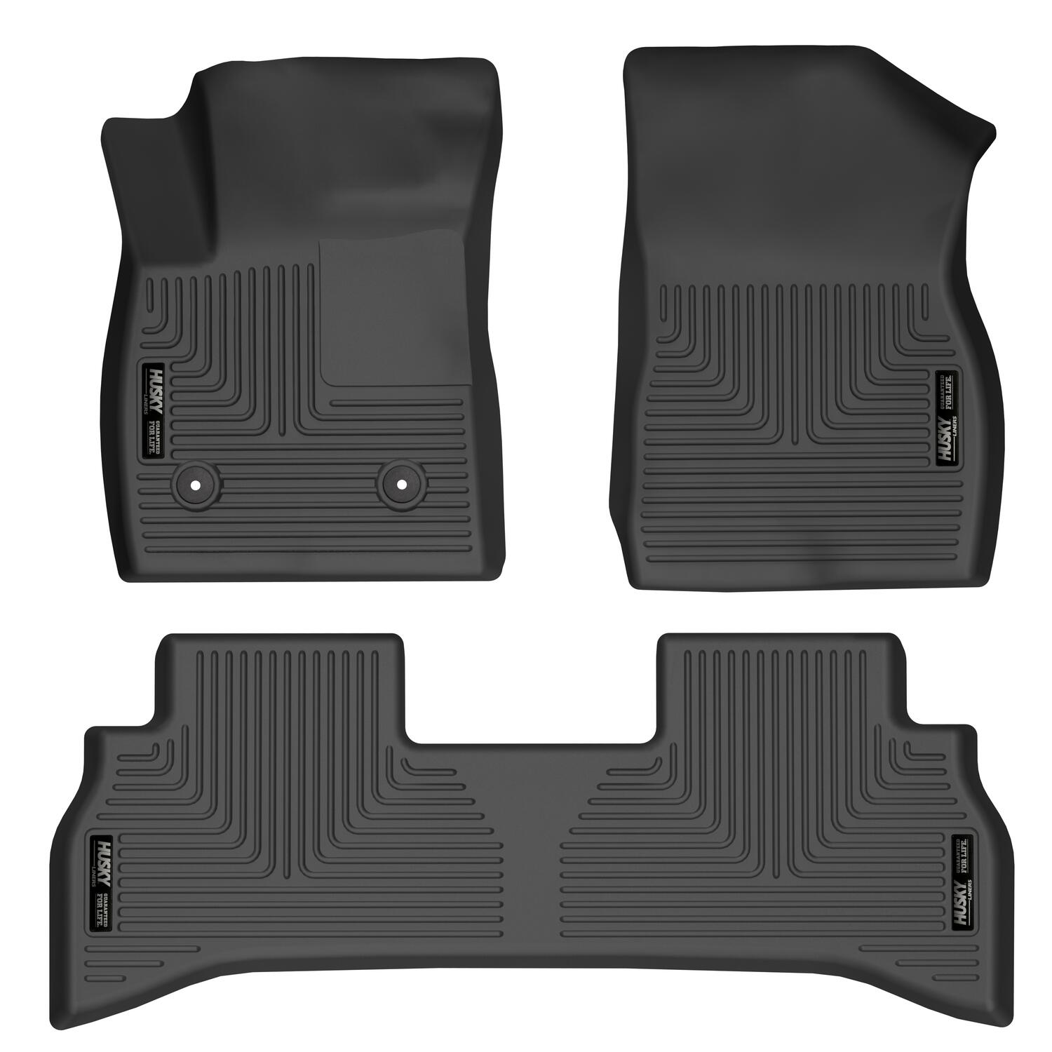 Weatherbeater Front & 2nd Seat Floor Liners For 2021-2025 Trailblazer Husky Liners