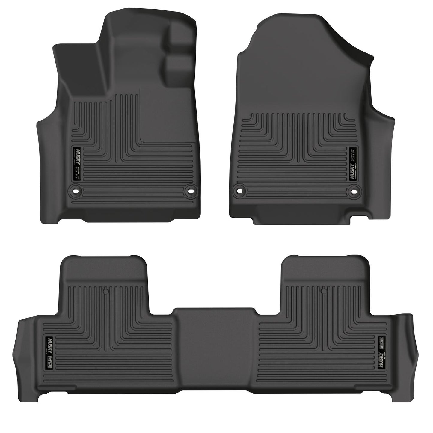 Weatherbeater Front & 2nd Seat Floor Liners For 2022-2025 MDX Husky Liners