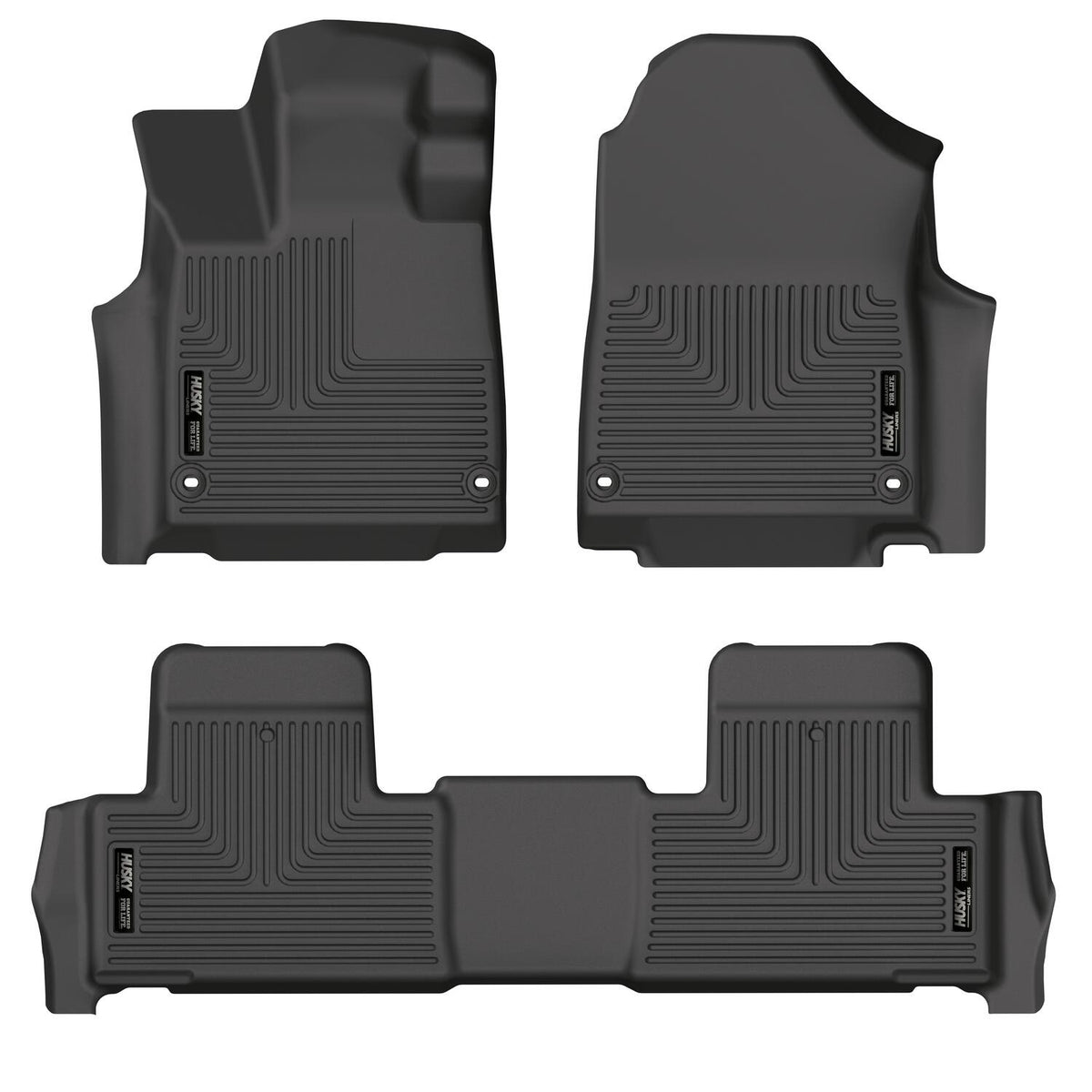 Weatherbeater Front & 2nd Seat Floor Liners For 2022-2025 MDX Husky Liners
