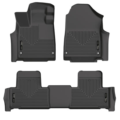 Weatherbeater Front & 2nd Seat Floor Liners For 2022-2025 MDX Husky Liners