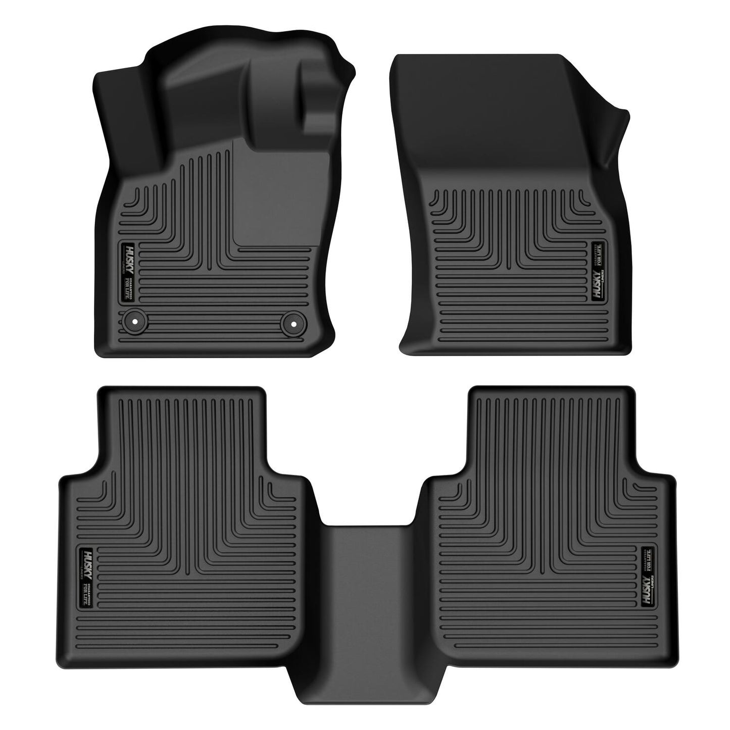 Weatherbeater Front & 2nd Seat Floor Liners For 2018-2024 Tiguan Husky Liners
