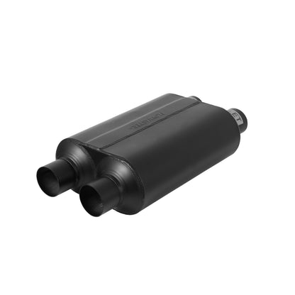 Super 40 Series Chambered Muffler Super 40 2.50 Dual In 2.50 Dual Out Aggressive Sound Flowmaster