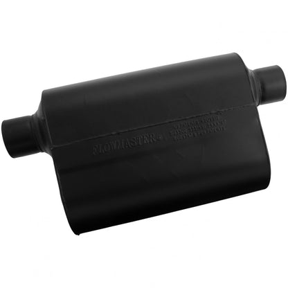 Super 40 Series Chambered Muffler Super 40 2.50 Offset In 2.50 Same Side Out Aggressive Sound Flowmaster