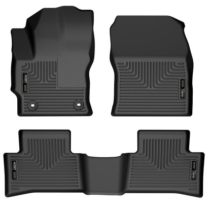 Weatherbeater Front & 2nd Seat Floor Liners For 2022-2025 Corolla Cross Husky Liners