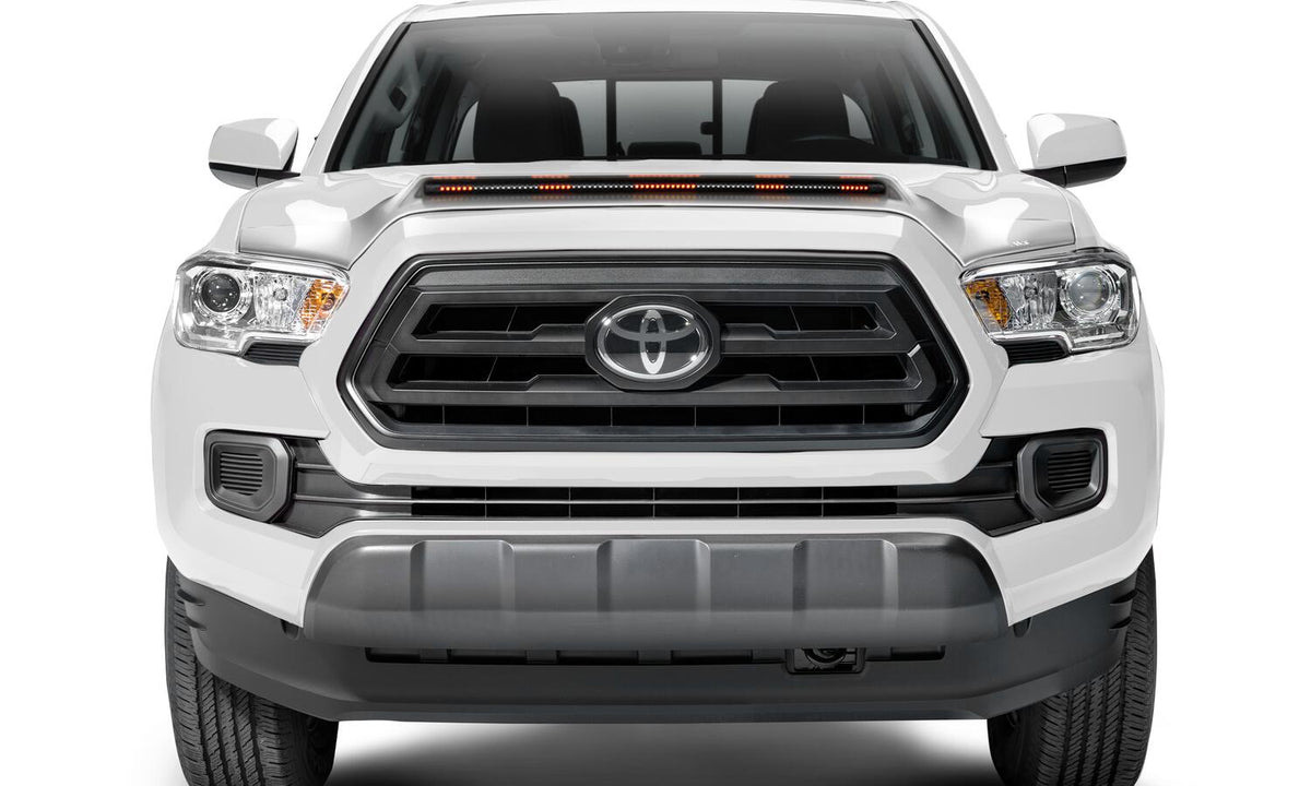 Aeroskin LightShield Pro Color Match Hood Shield for 2020-2023 Toyota Tacoma Super White AVS