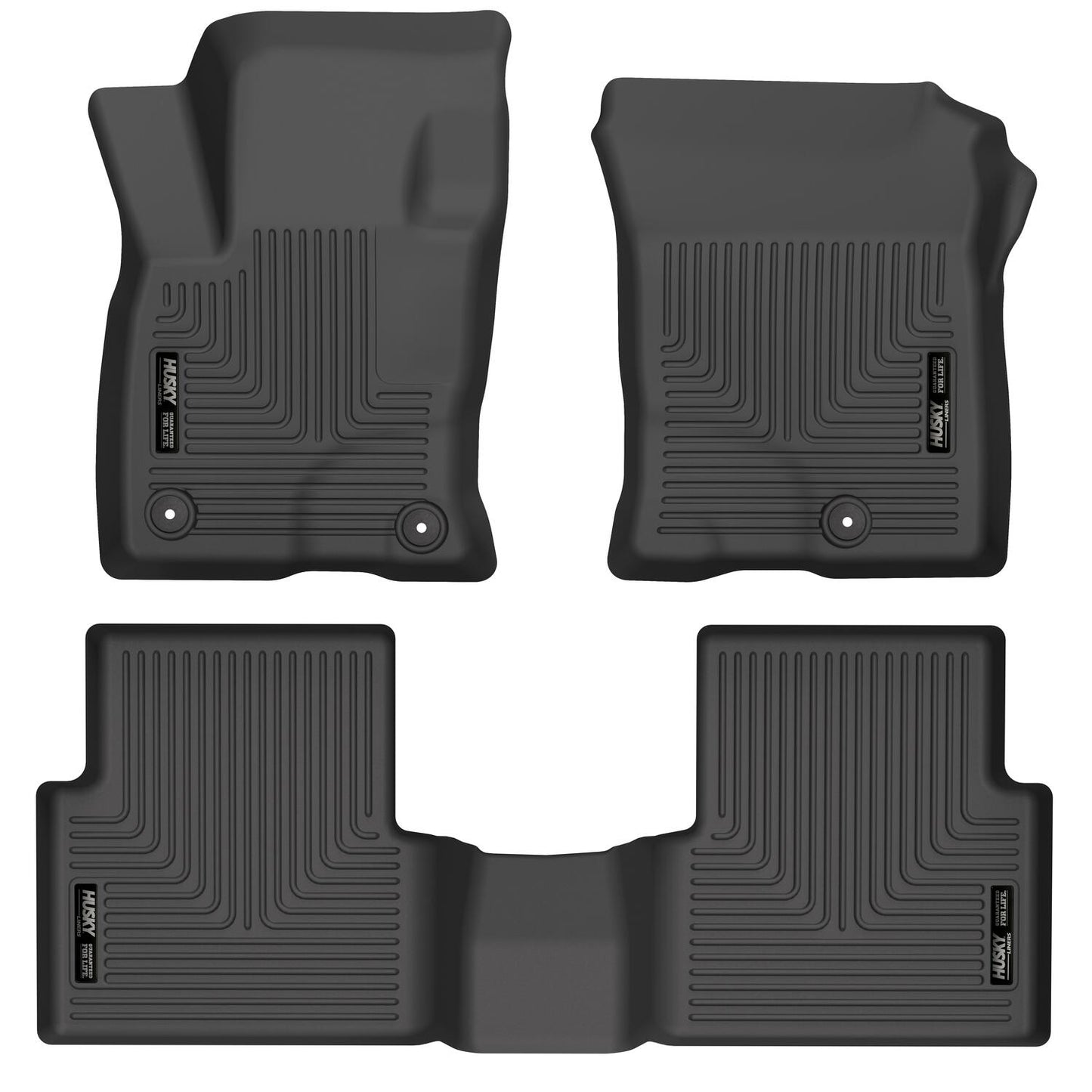 Weatherbeater Front & 2nd Seat Floor Liners For 2021-2024 Bronco Sport Husky Liners