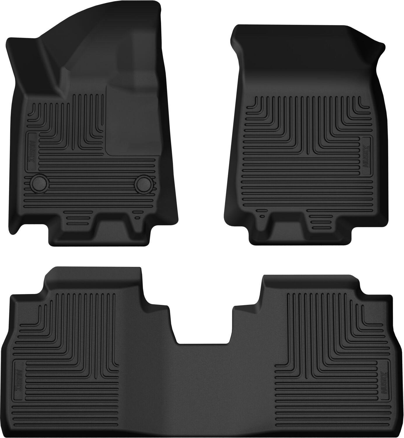 Weatherbeater Front & 2nd Seat Floor Liners For 2024-2025 Equinox EV Husky Liners