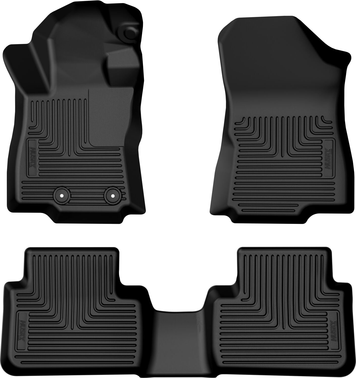 Weatherbeater Front & 2nd Seat Floor Liners For 2025 Forester Husky Liners