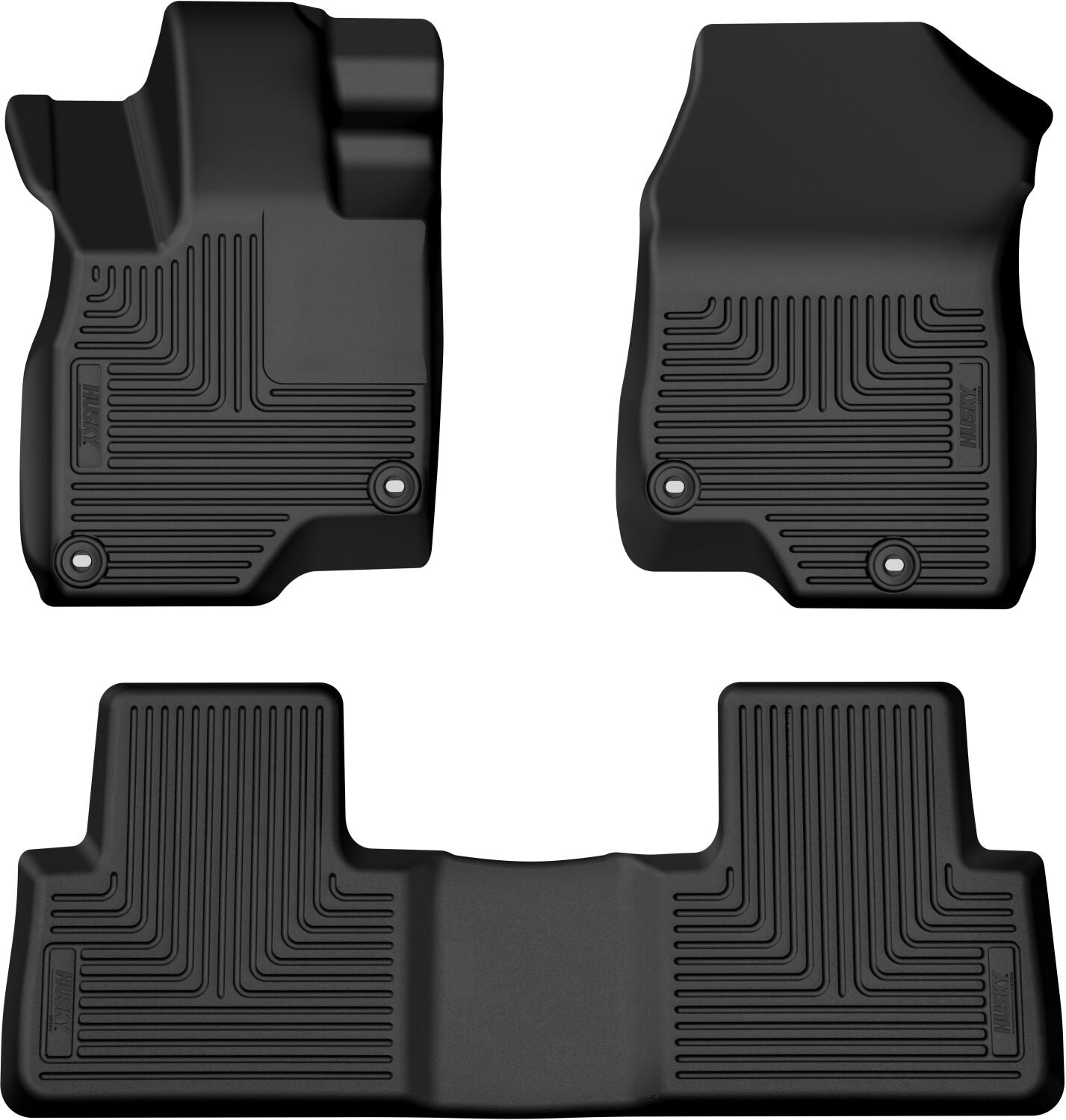 Weatherbeater Front & 2nd Seat Floor Liners For 2019-2025 RDX Husky Liners