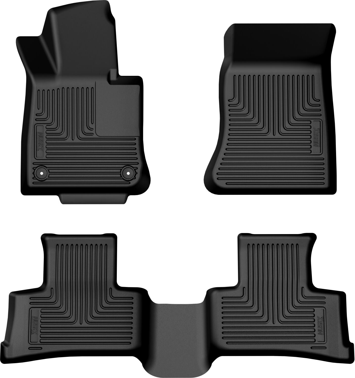 Weatherbeater Front & 2nd Seat Floor Liners For 2023-2026 GLC300 Husky Liners