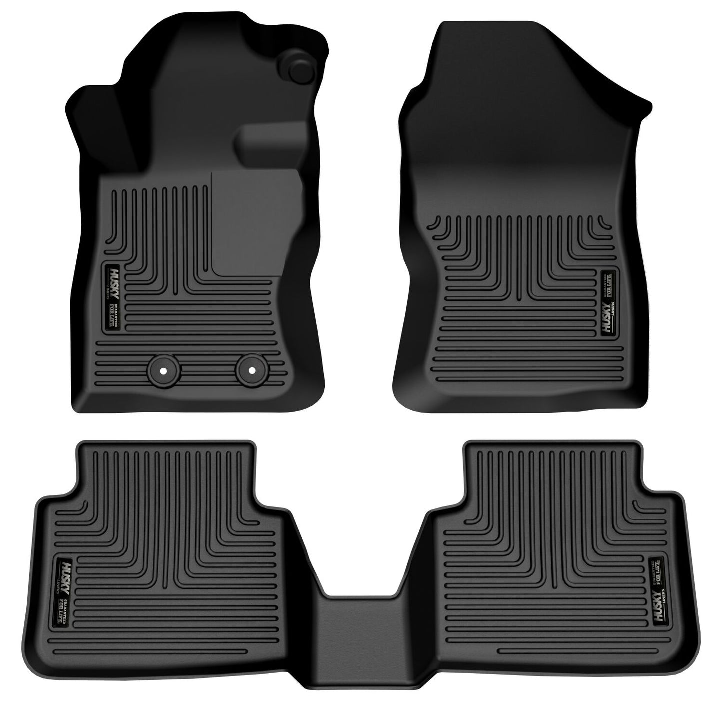 Weatherbeater Front & 2nd Seat Floor Liners For 2024-2025 Crosstrek/Impreza Husky Liners