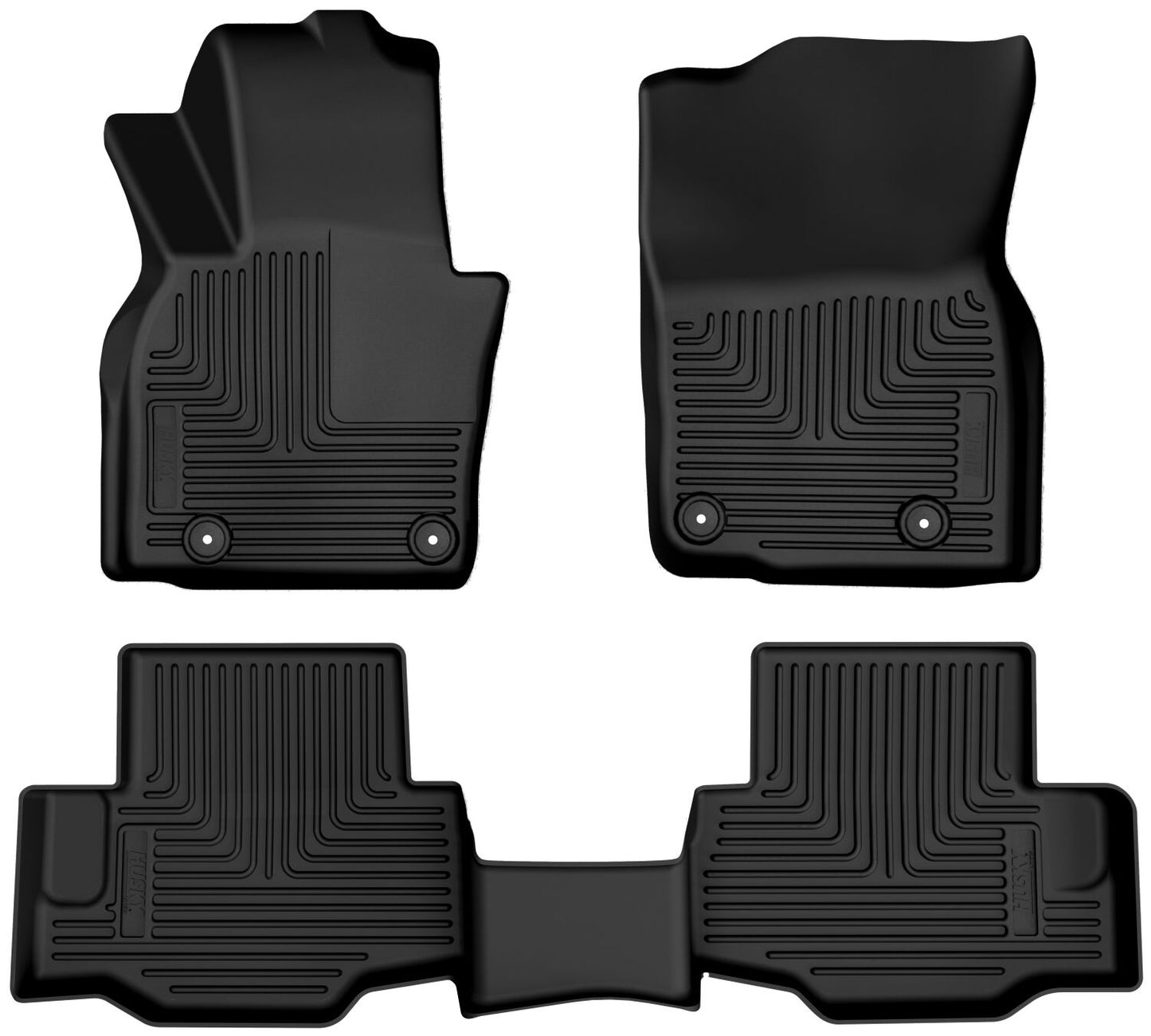 Weatherbeater Front & 2nd Seat Floor Liners For 2024-2025 CX-90 Husky Liners