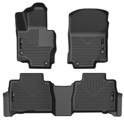 Weatherbeater Front & 2nd Seat Floor Liners For 2020-2024 GLE350, GLE450 SUV, GLE63 AMG S SUV Husky Liners