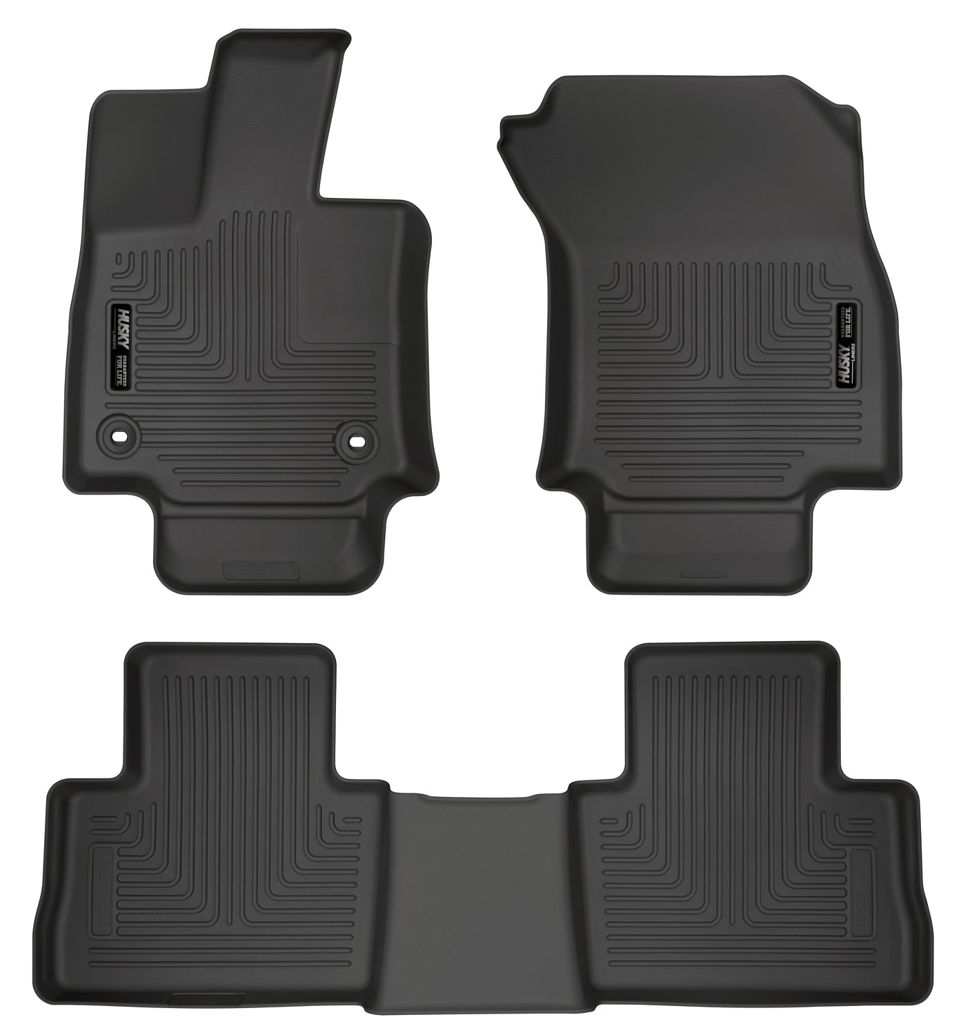 Weatherbeater Front & 2nd Seat Floor Liners For 2019-2025 RAV4 Husky Liners