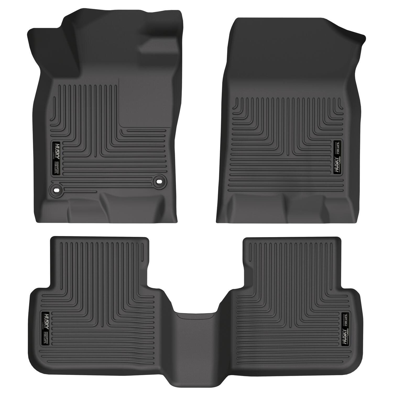 Weatherbeater Front & 2nd Seat Floor Liners For 2022-2025 Civic/Integra Husky Liners
