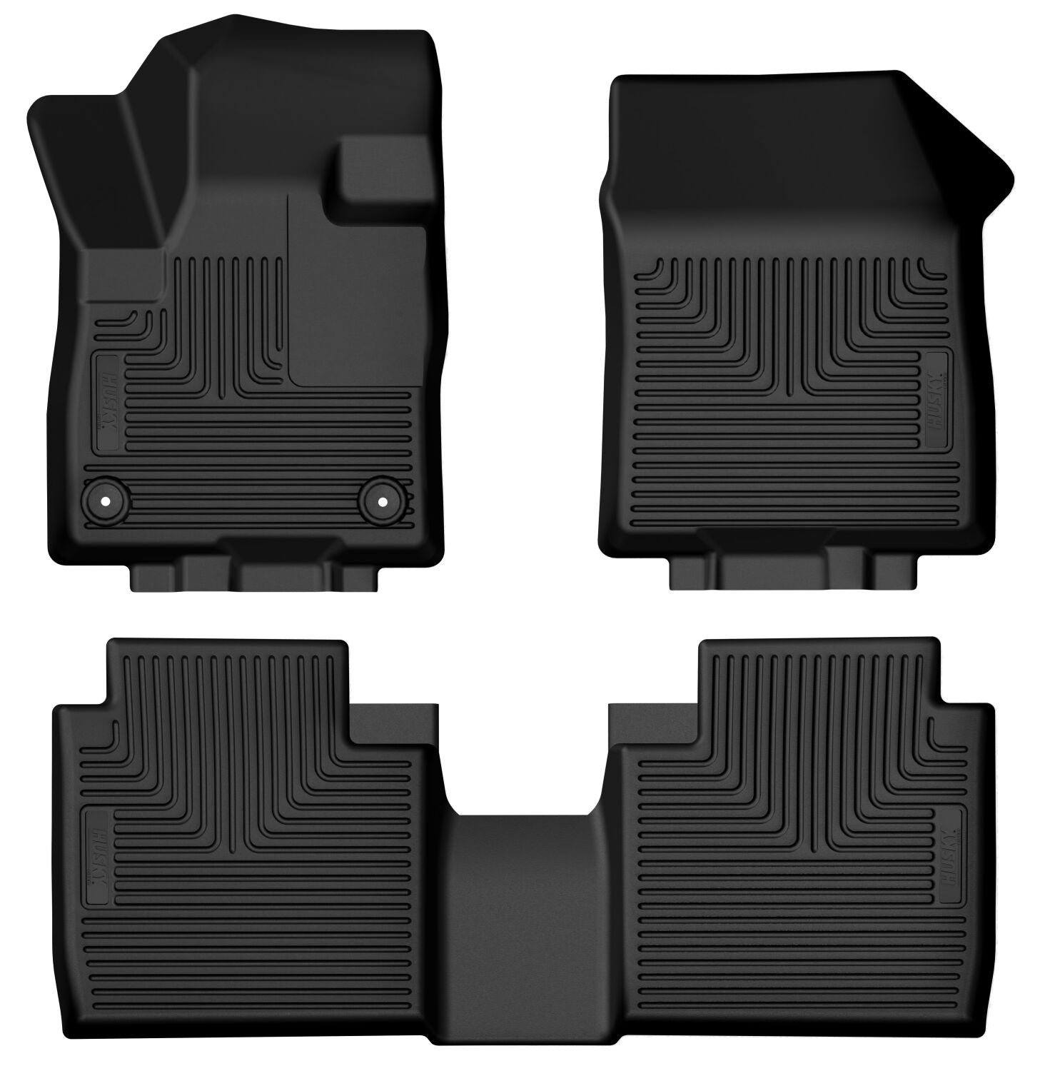 Weatherbeater Front & 2nd Seat Floor Liners For 2024-2025 Nautilus Husky Liners
