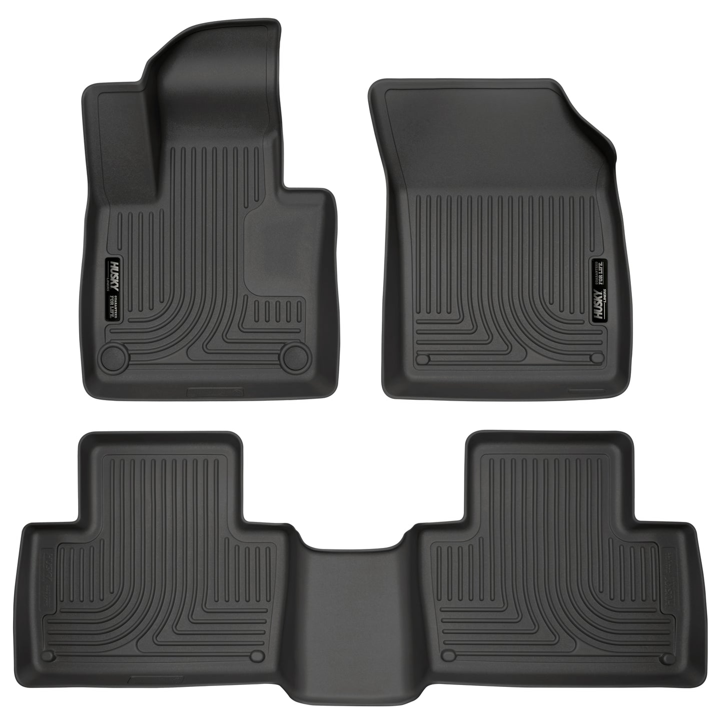 Weatherbeater Front & 2nd Seat Floor Liners For 2016-2025 XC90 Husky Liners