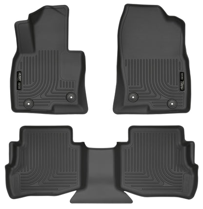 Weatherbeater Front & 2nd Seat Floor Liners For 2016-2023 CX-9 Husky Liners