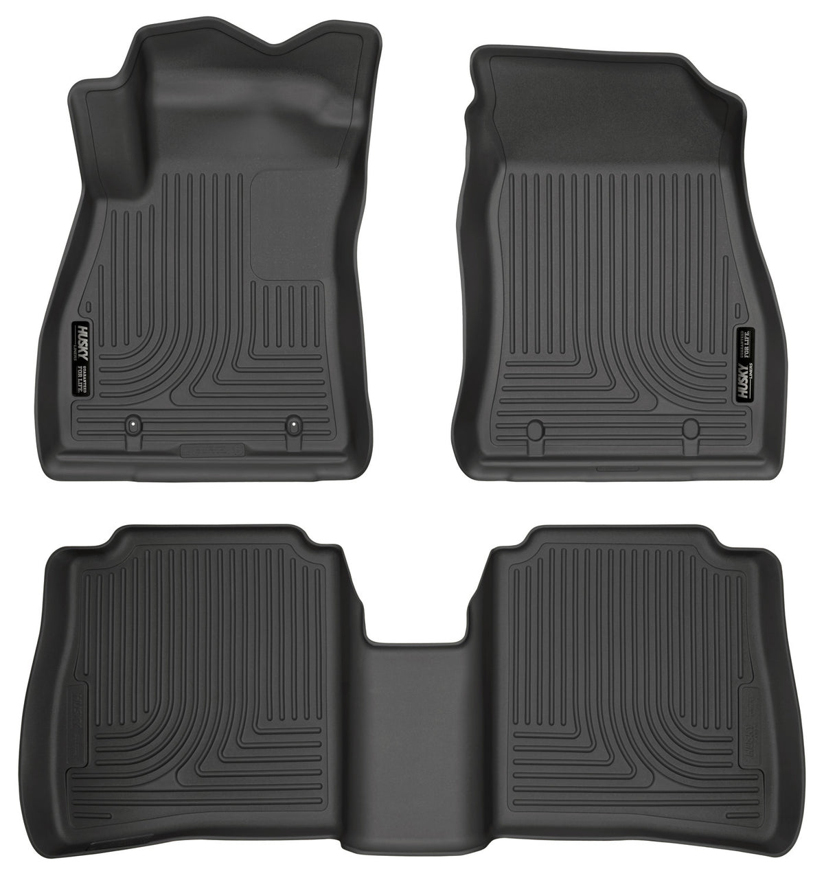 Weatherbeater Front & 2nd Seat Floor Liners For 2014-2019 Sentra Husky Liners