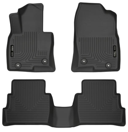 Weatherbeater Front & 2nd Seat Floor Liners For 2017-2025 CX-5 Husky Liners