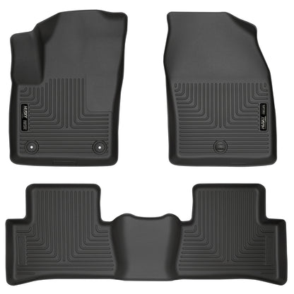 Weatherbeater Front & 2nd Seat Floor Liners For 2018-2022 C-HR Husky Liners