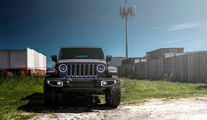 Oracle Jeep Wrangler JL/JT 7in. High Powered LED Headlights (Pair) - w/o Controller