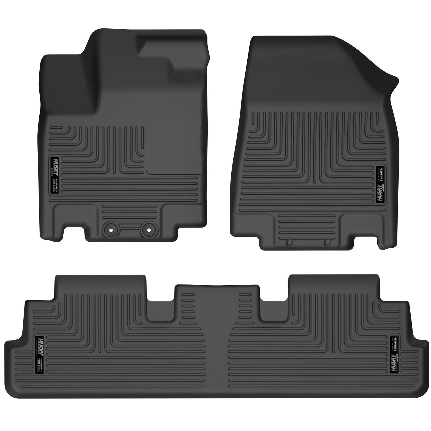 Weatherbeater Front & 2nd Seat Floor Liners For 2022-2025 QX60/Pathfinder Husky Liners