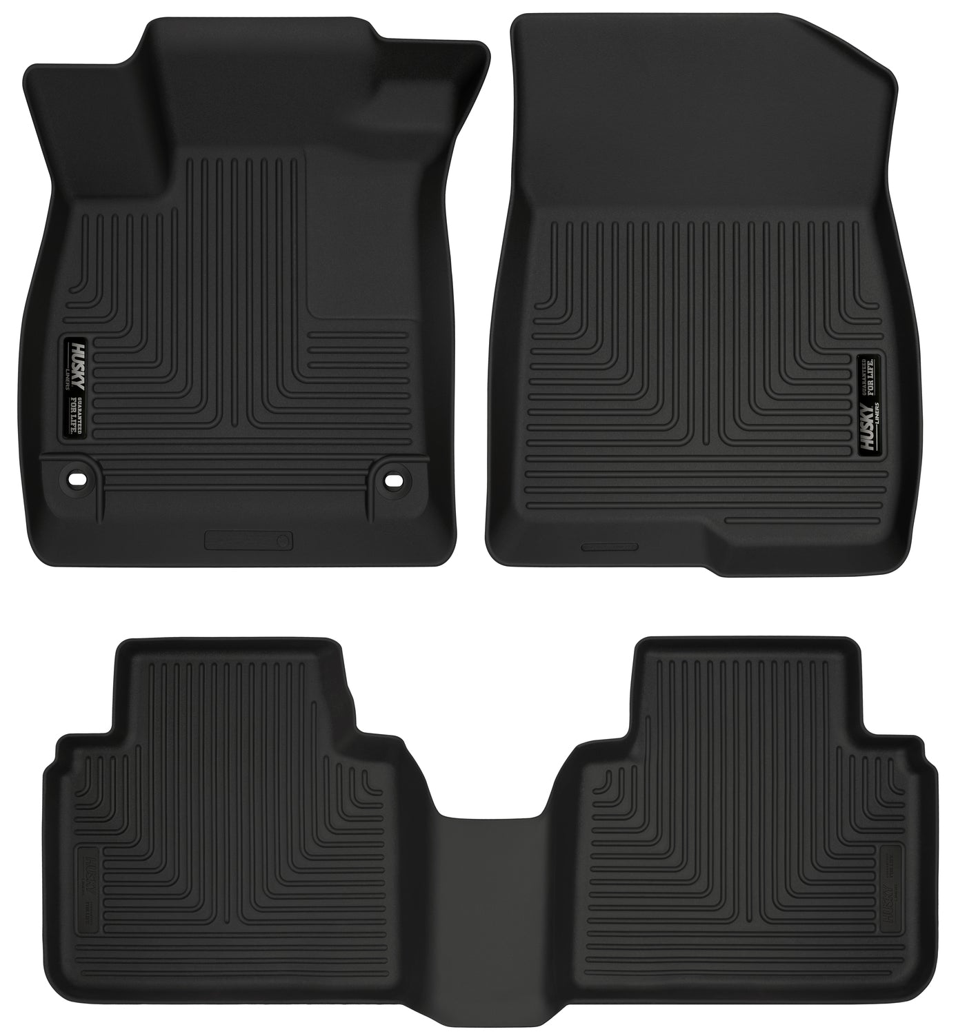 Weatherbeater Front & 2nd Seat Floor Liners For 2018-2022 Accord Husky Liners