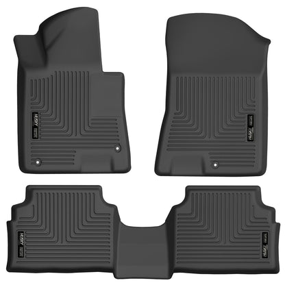 Weatherbeater Front & 2nd Seat Floor Liners For 2020-2025 Sonata/K5 Husky Liners