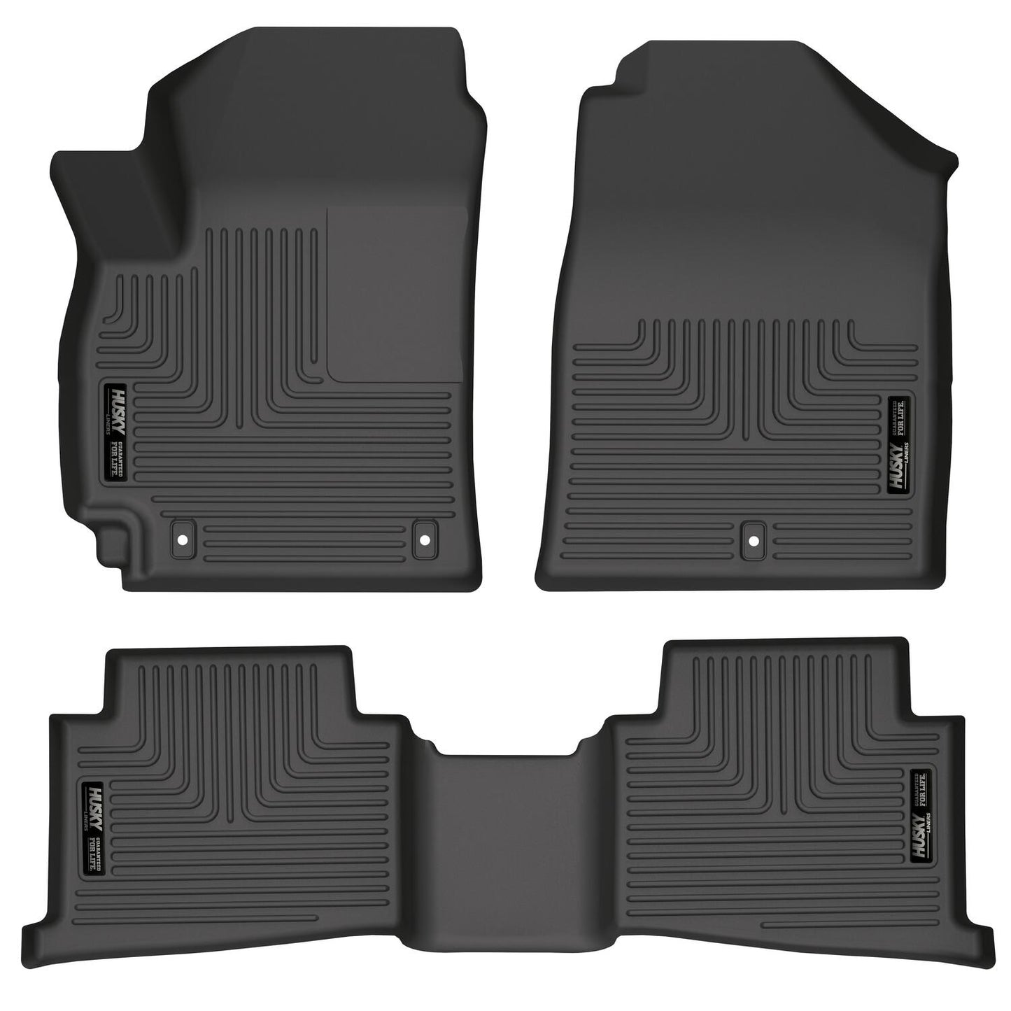 Weatherbeater Front & 2nd Seat Floor Liners For 2021-2025 Seltos Husky Liners