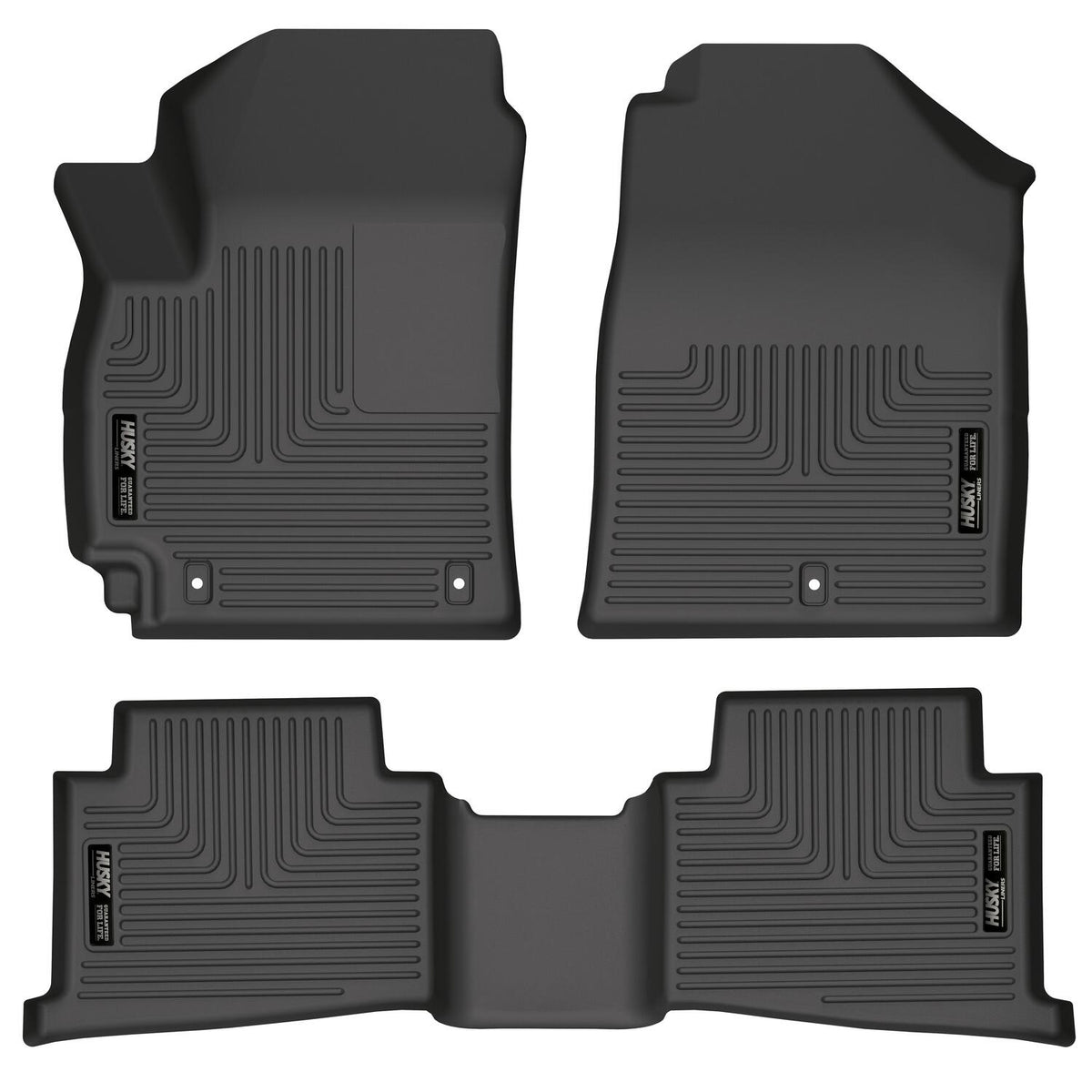Weatherbeater Front & 2nd Seat Floor Liners For 2021-2025 Seltos Husky Liners