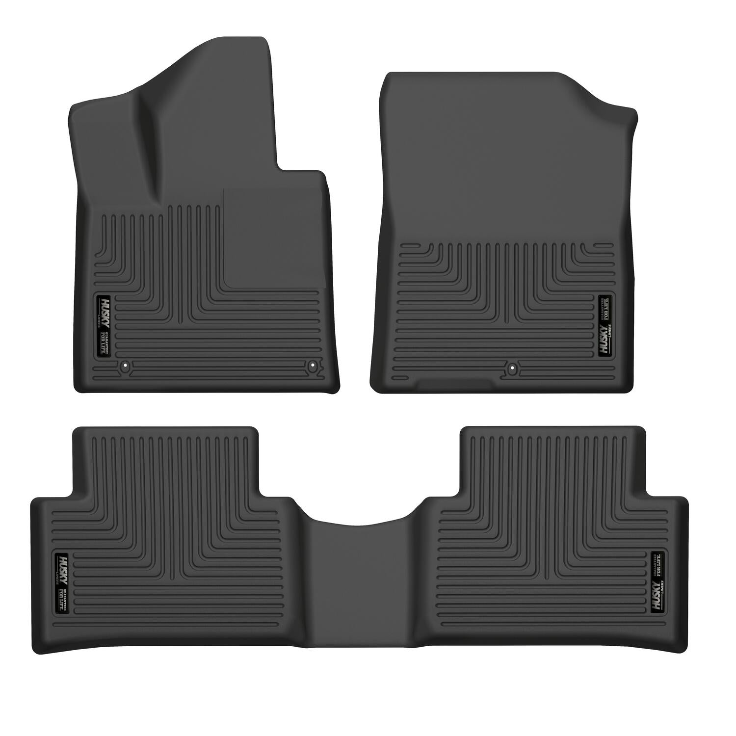 Weatherbeater Front & 2nd Seat Floor Liners For 2021-2025 Sorento Husky Liners