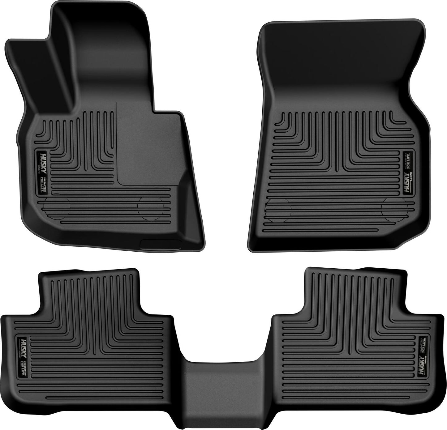 Weatherbeater Front & 2nd Seat Floor Liners For 2018-2025 X3/X4 Husky Liners