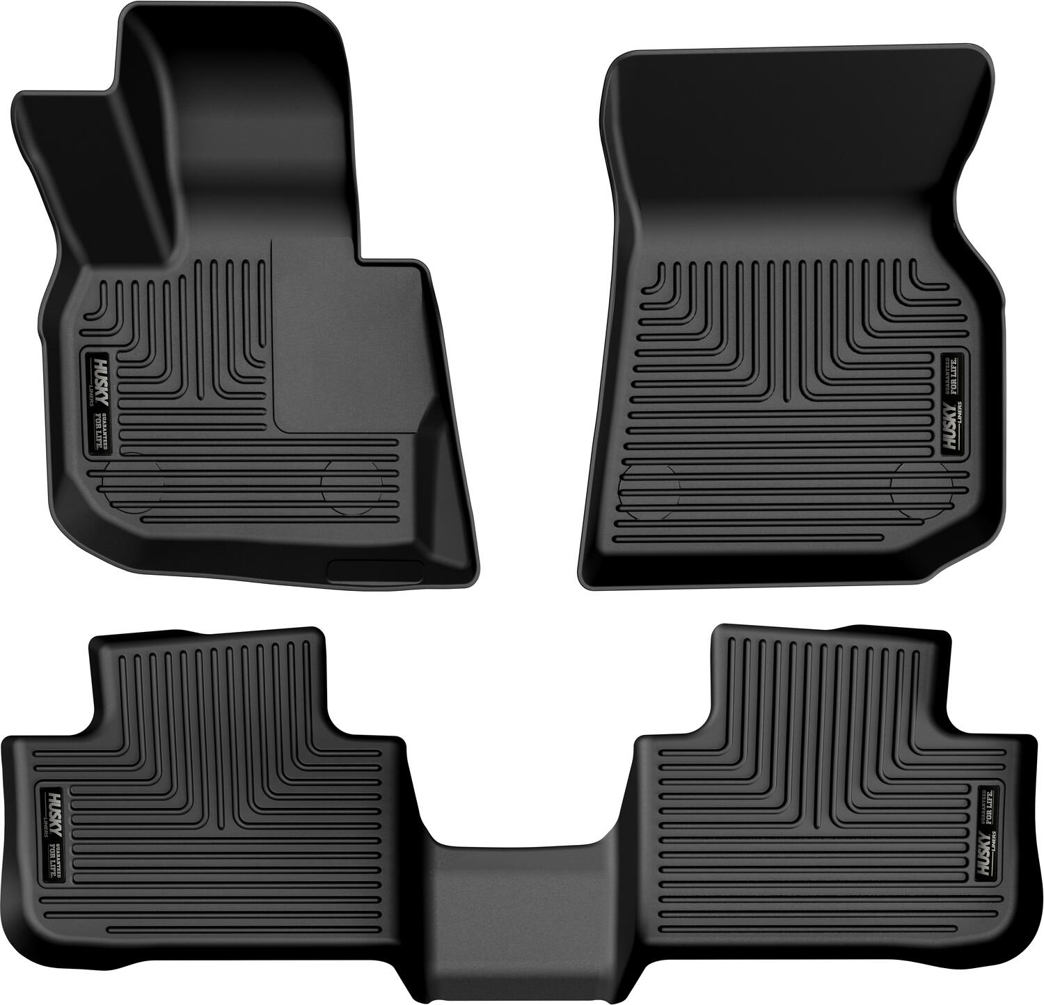 Weatherbeater Front & 2nd Seat Floor Liners For 2018-2025 X3/X4 Husky Liners