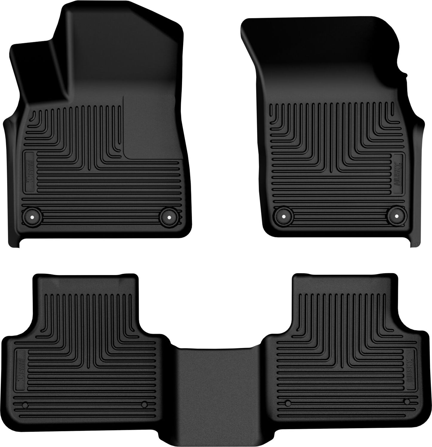 Weatherbeater Front & 2nd Seat Floor Liners For 2018-2025 Q7 Husky Liners