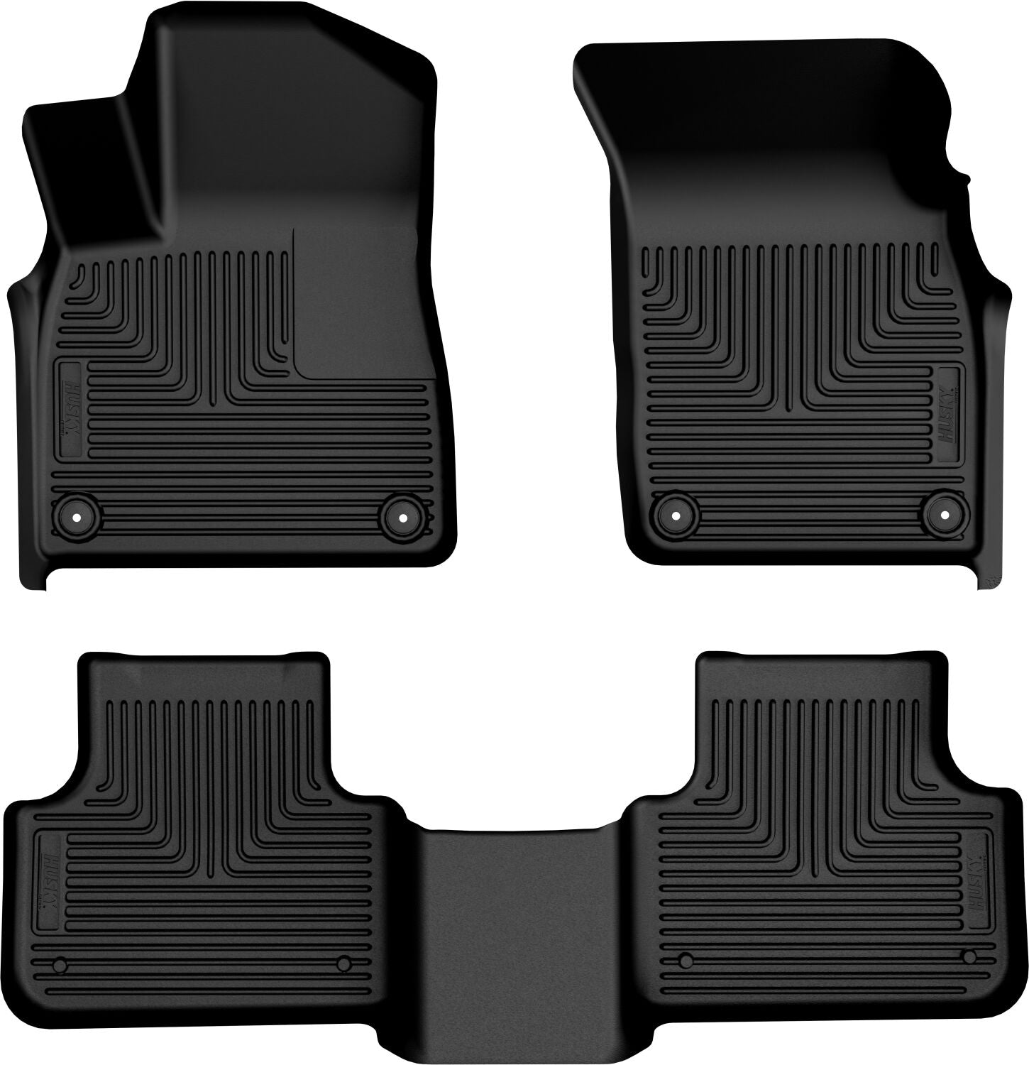 Weatherbeater Front & 2nd Seat Floor Liners For 2018-2025 Q7 Husky Liners