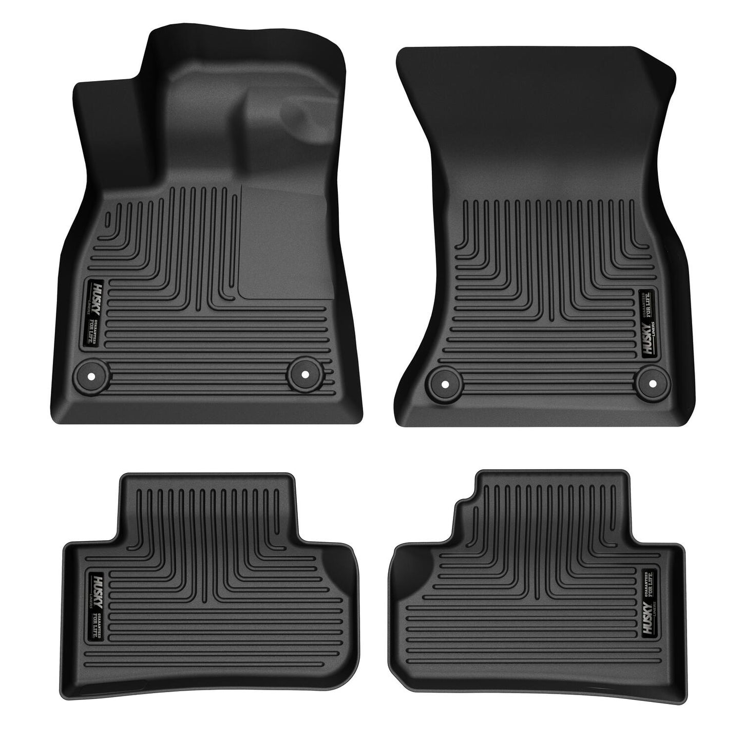 Weatherbeater Front & 2nd Seat Floor Liners For 2018-2024 Q5/SQ5 Husky Liners