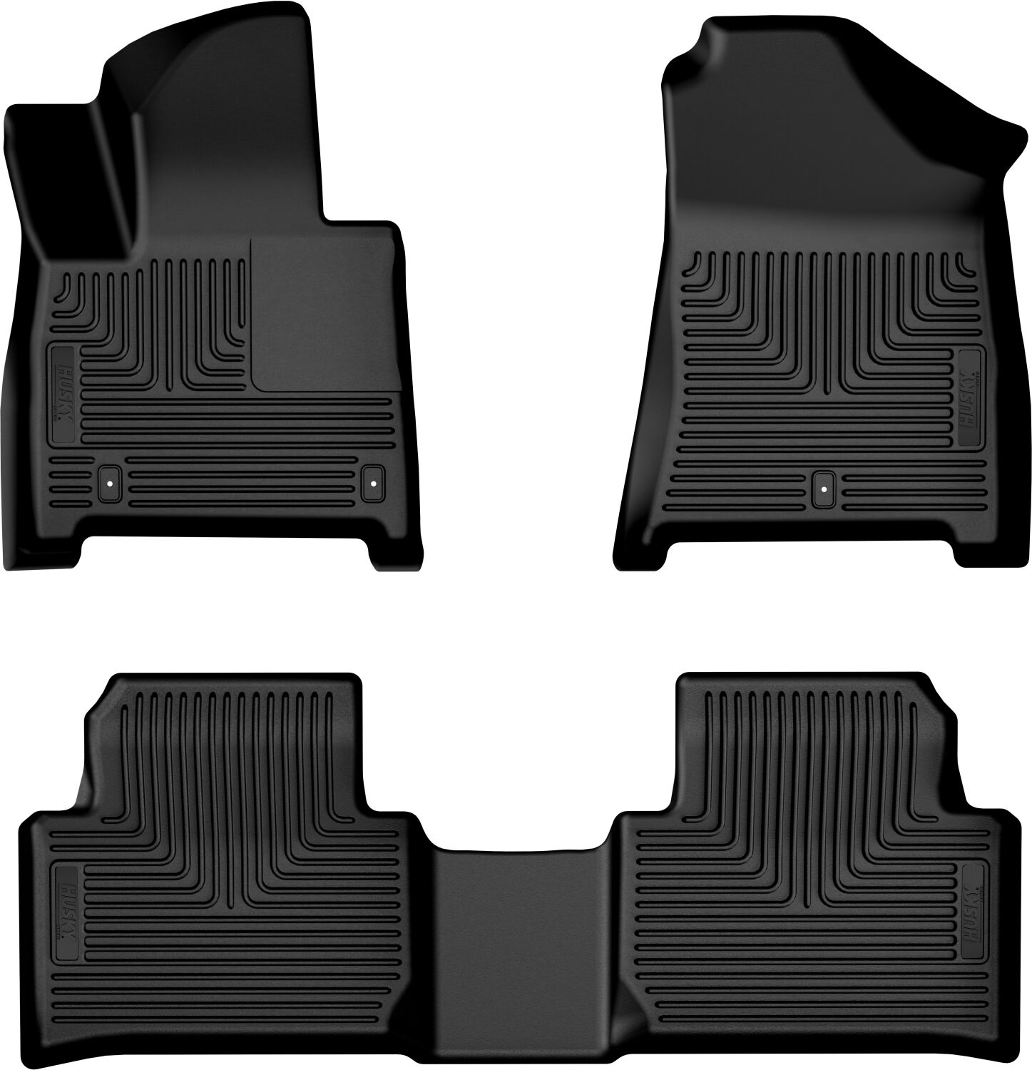 Weatherbeater Front & 2nd Seat Floor Liners For 2024-2026 Santa Fe Husky Liners