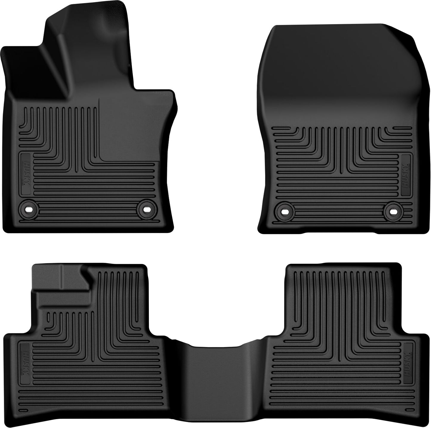 Weatherbeater Front & 2nd Seat Floor Liners For 2019-2025 UX200/UX250h/UX300h Husky Liners