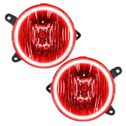 Oracle 10-12 Ford Mustang LED Fog Light Halo Kit - V6 Grill Fogs - Red