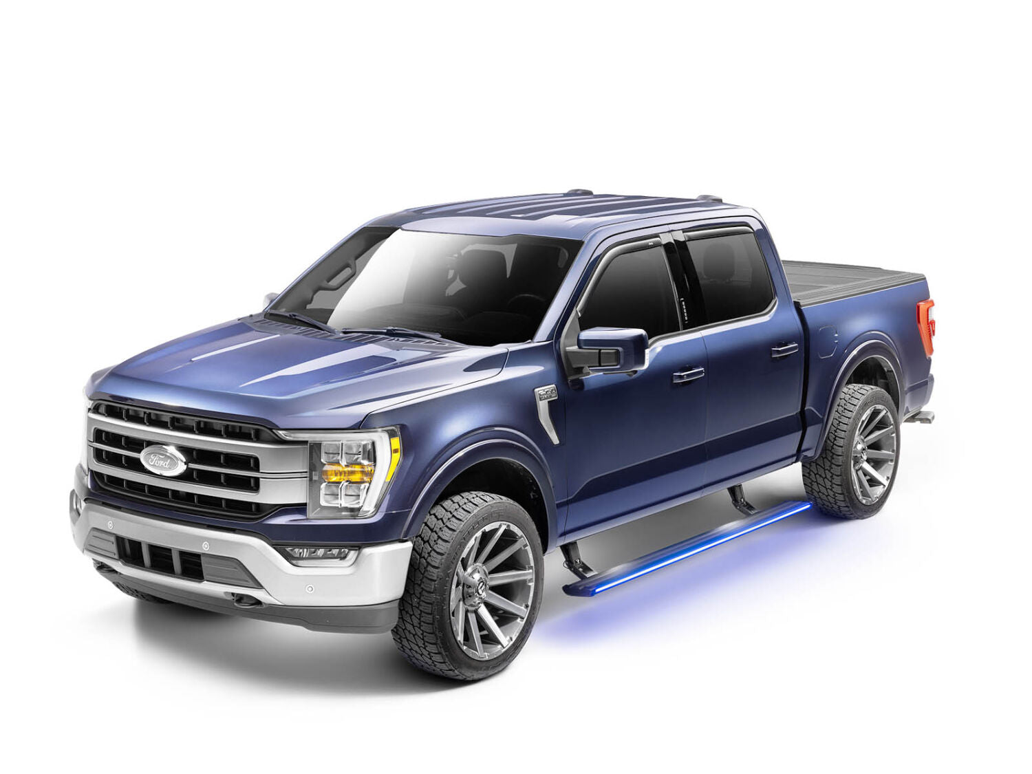 PowerStep Vision Boards For 2021-2025 Ford F-150 Crew Cab AMP Research