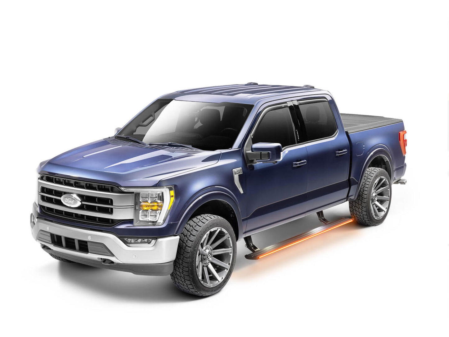 PowerStep Vision Boards For 2021-2025 Ford F-150 Crew Cab AMP Research