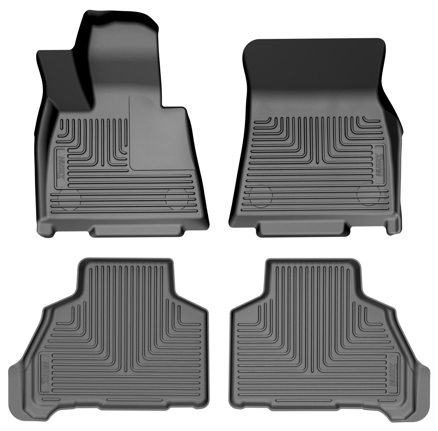 Weatherbeater Front & 2nd Seat Floor Liners Black 25-26 Ford Expedition Husky Liners