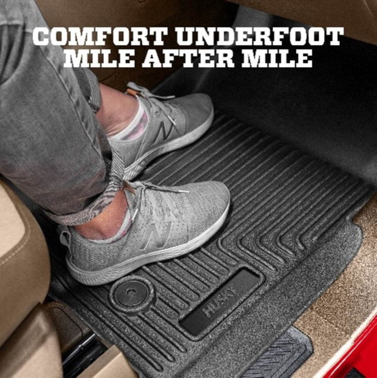 Weatherbeater Front & 2nd Seat Floor Liners Black 25-26 Ford Expedition Husky Liners