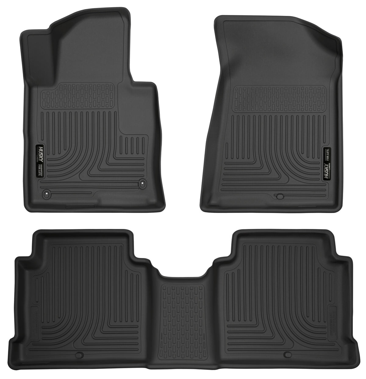 Weatherbeater Front & 2nd Seat Floor Liners Black 25-26 Nissan Murano Husky Liners