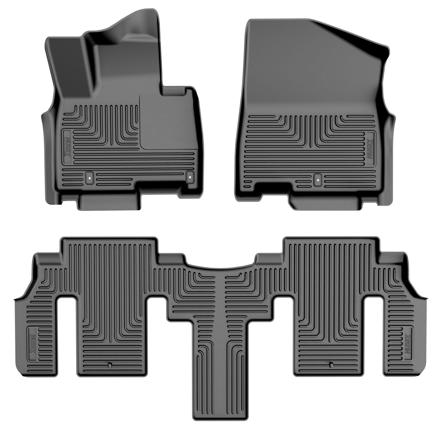 Weatherbeater Front & 2nd Seat Floor Liners For 2022-2025 Carnival Husky Liners