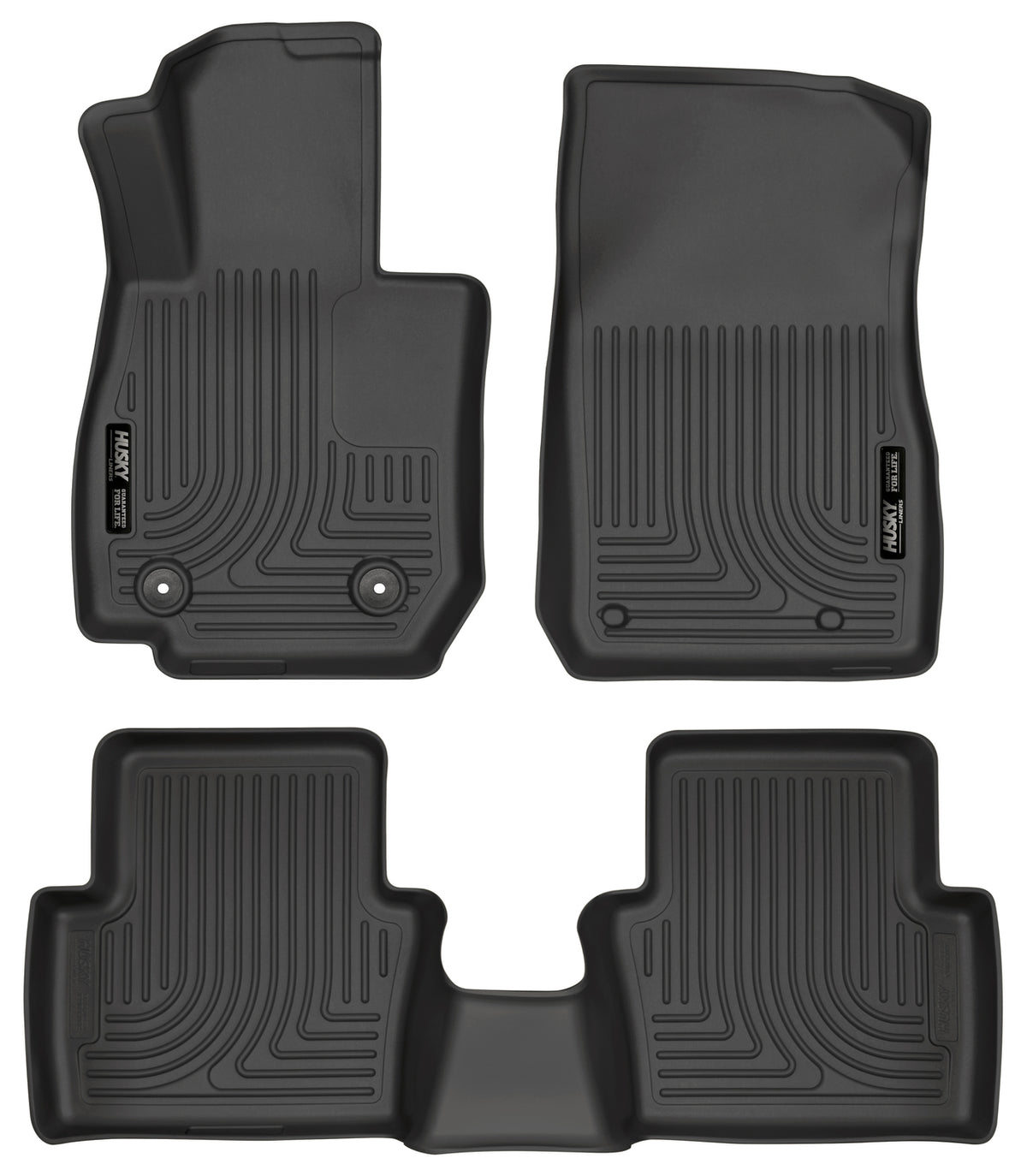 Weatherbeater Front & 2nd Seat Floor Liners For 2016-2019 CX-3 Husky Liners